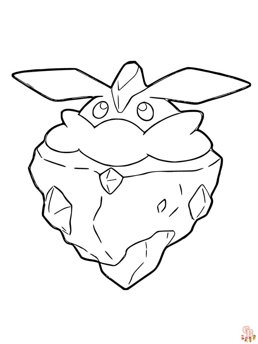Carbink coloring page