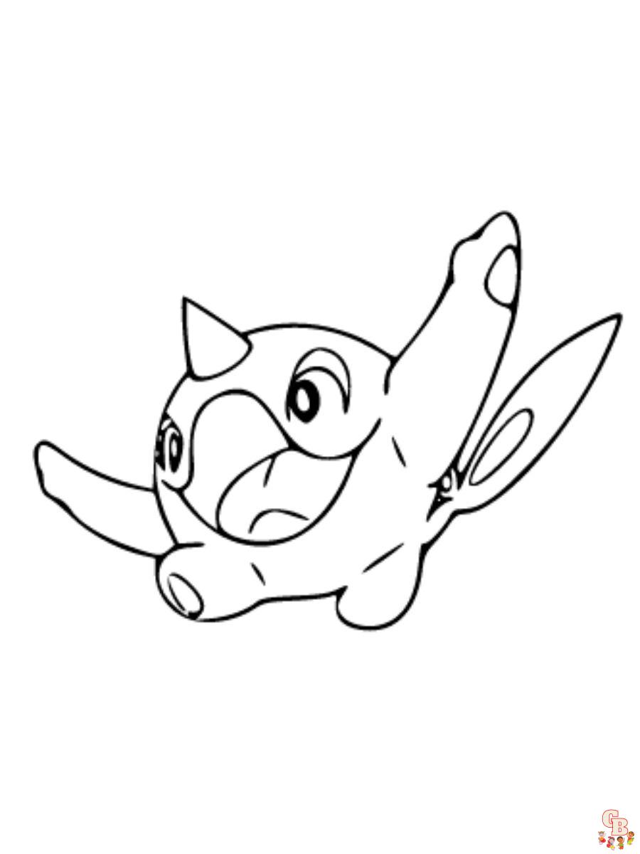 Cetoddle coloring page