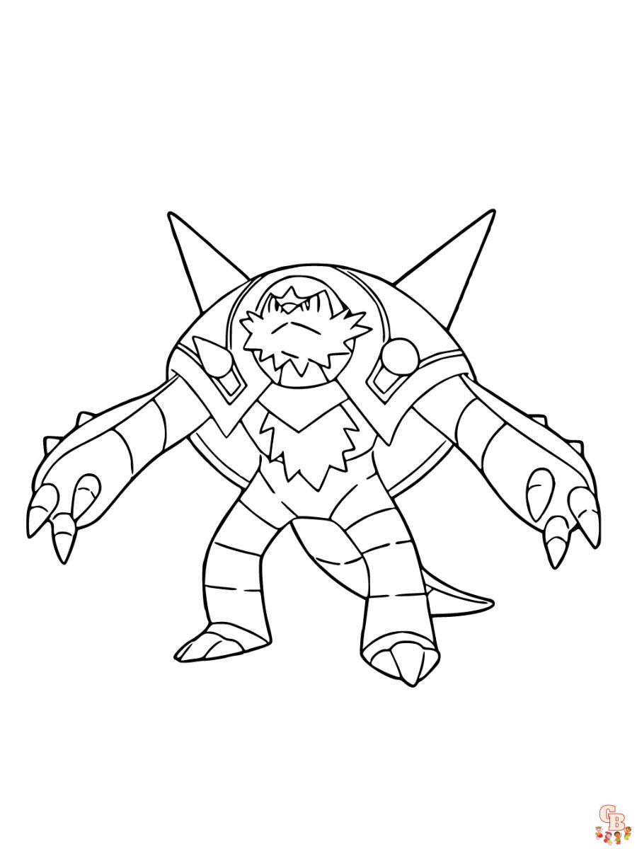 Chesnaught coloring page