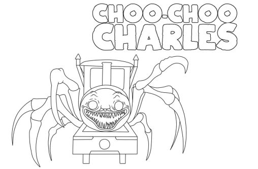 Printable Choo Choo Charles Coloring Pages Free