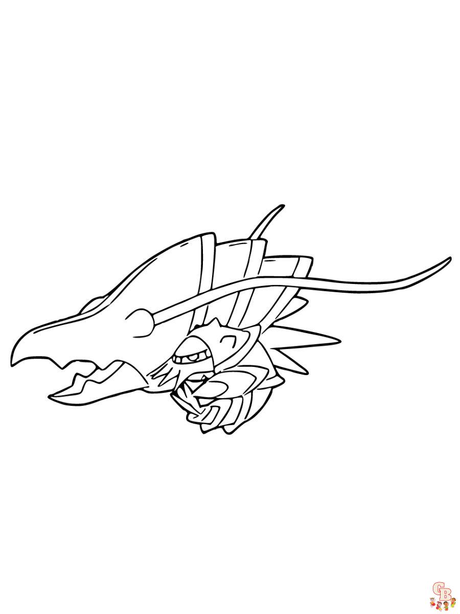 Clawitzer coloring page