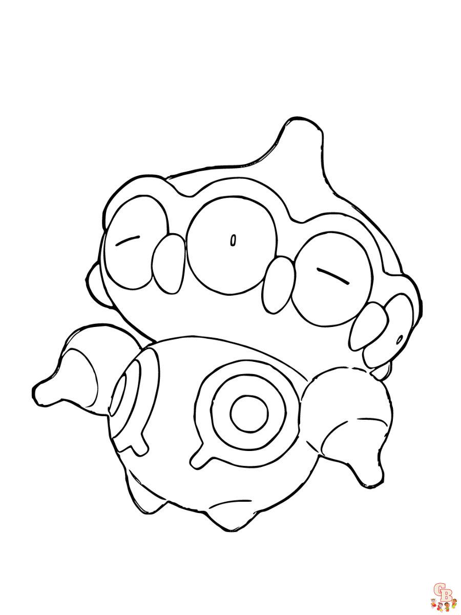 Claydol coloring pages