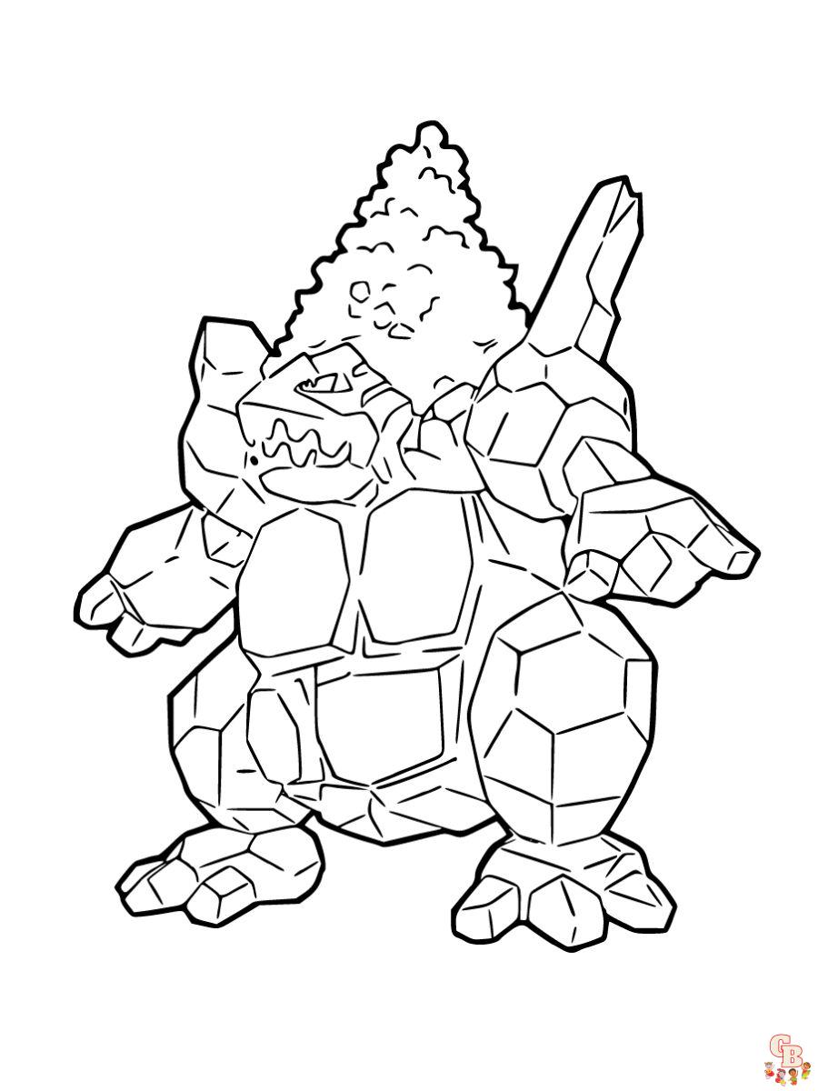 Coalossal coloring page