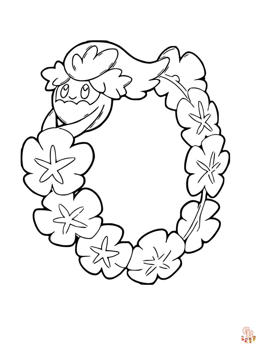 Comfey coloring page