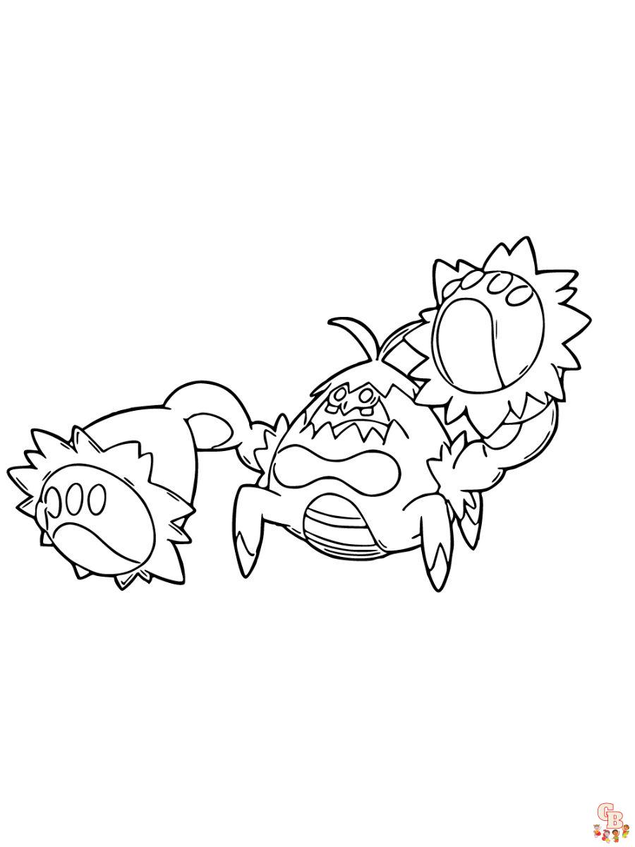 Crabominable coloring page