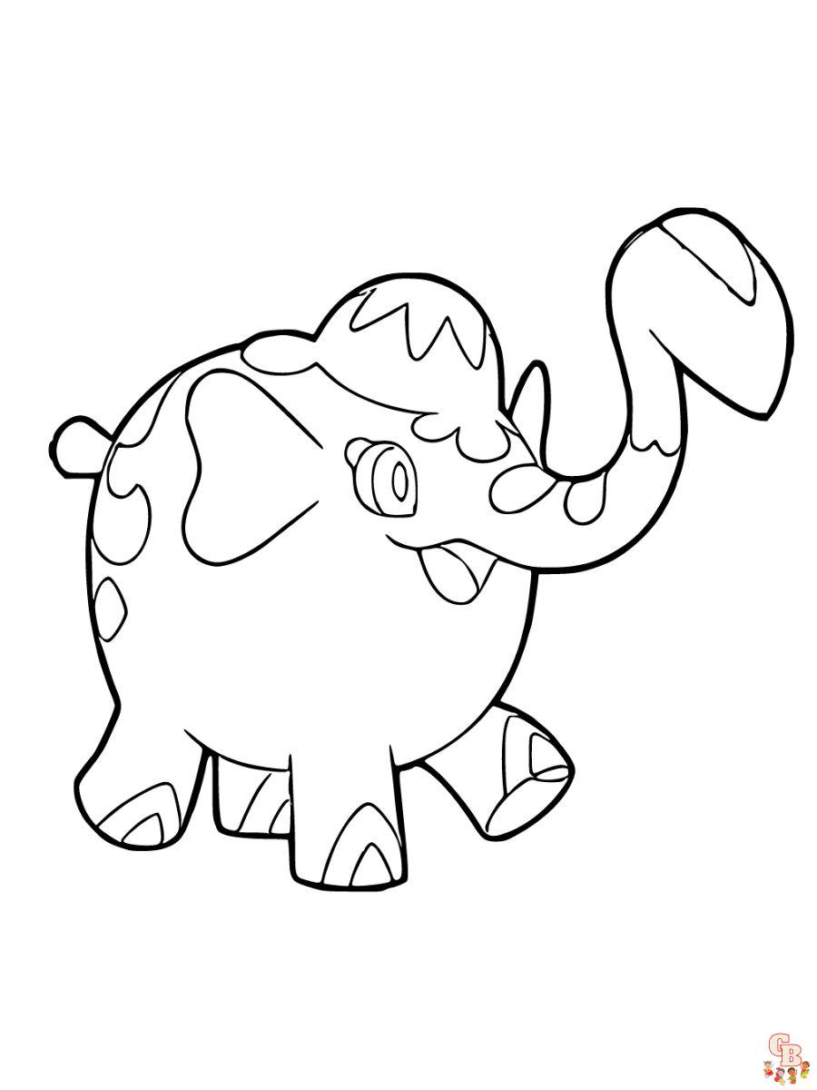 Cufant coloring page