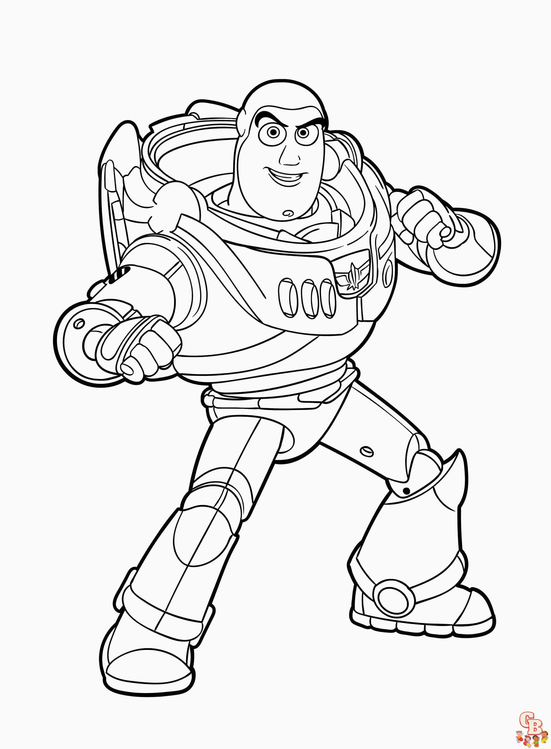 Explore the world of Cute Lightyear Coloring Pages | GBcoloring