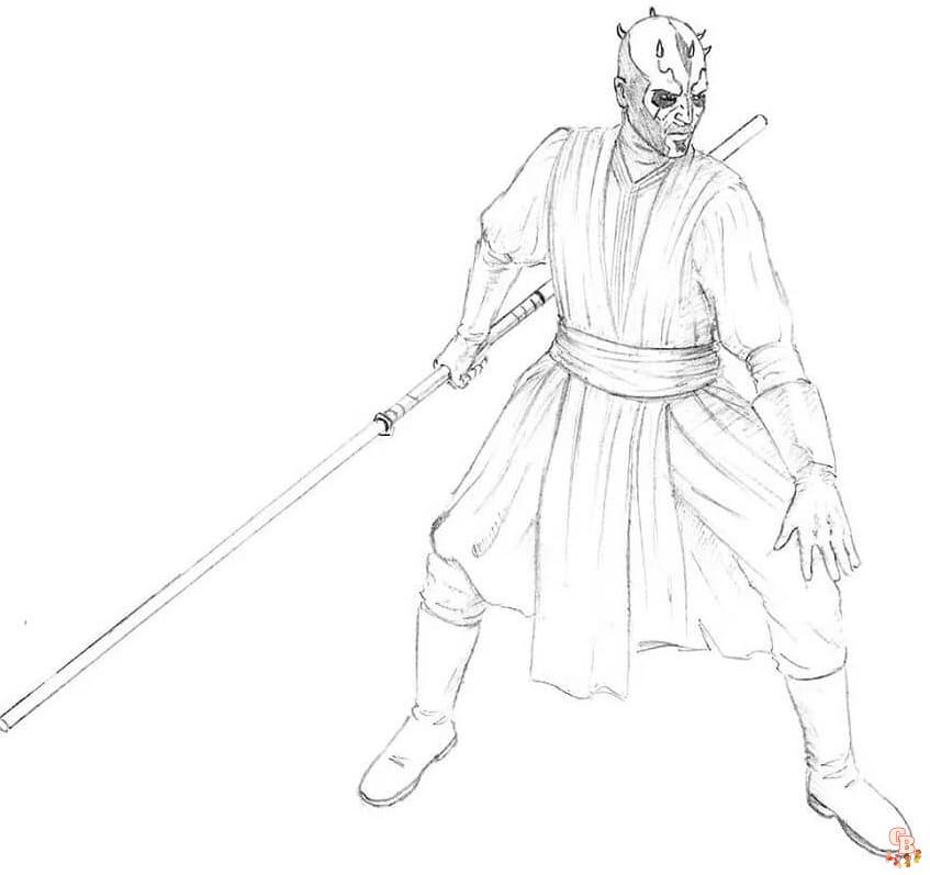 Darth Maul Coloring Pages