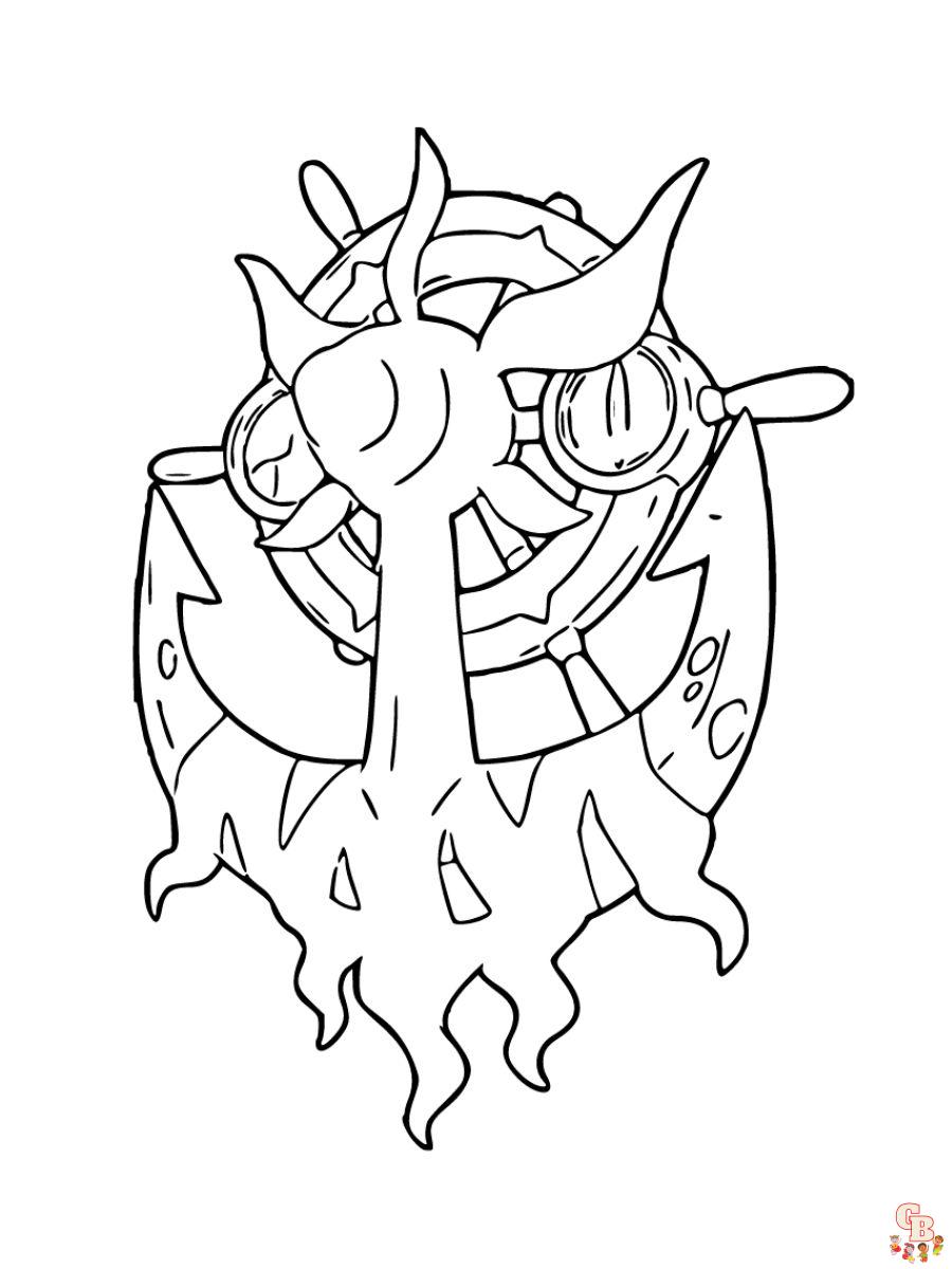 Dhelmise coloring page