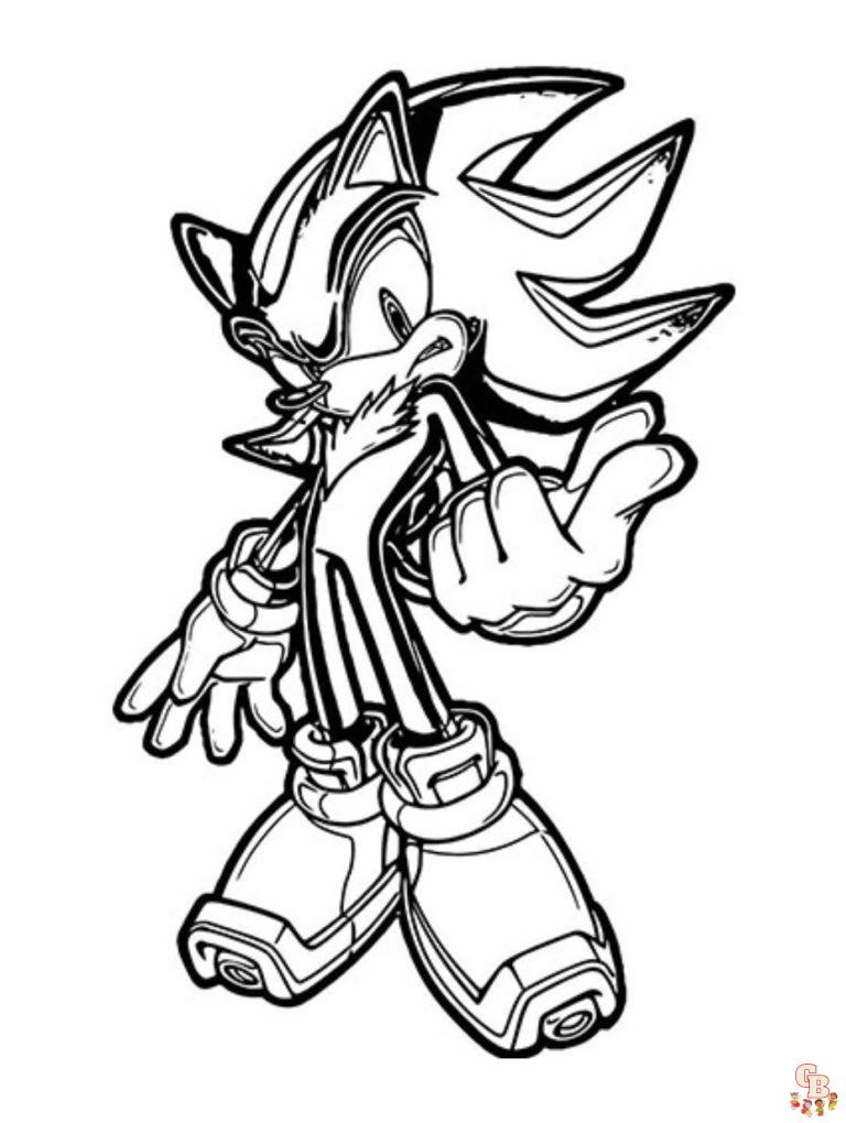 100+ Sonic the Hedgehog Coloring Pages Free - GBColoring