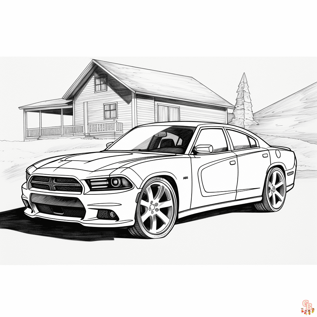 Dodge Charger Coloring Pages