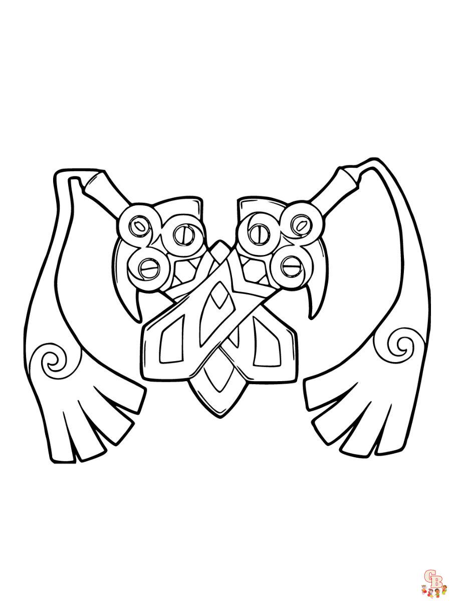 Doublade coloring page