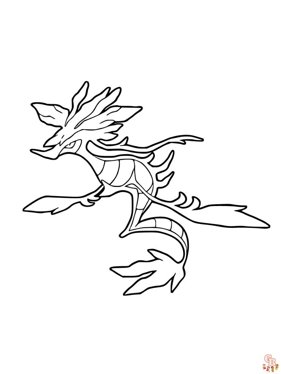 Dragalge coloring page