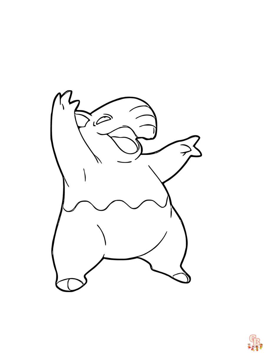 Drowzee coloring pages