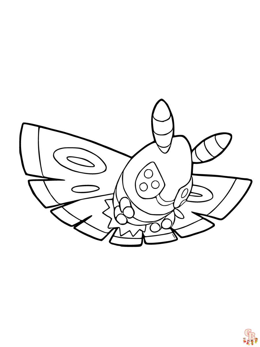 Dustox coloring page