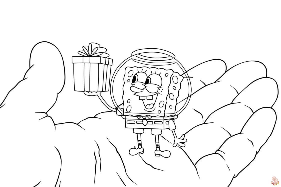Easter Spongebob Coloring Pages Printable