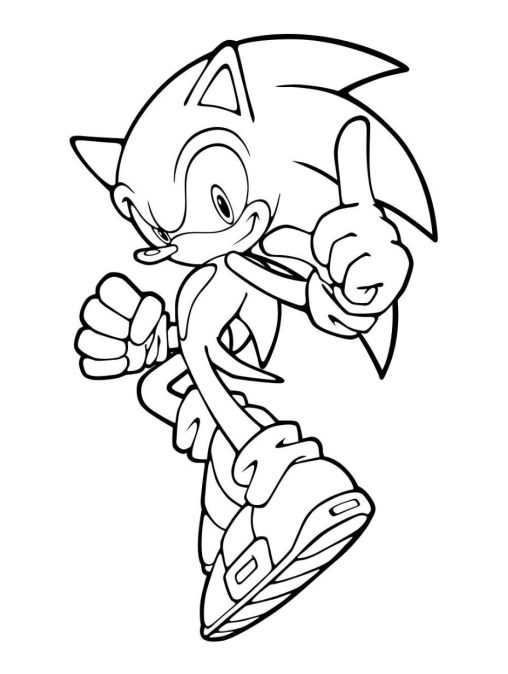 100+ Sonic the Hedgehog Coloring Pages Free - GBColoring