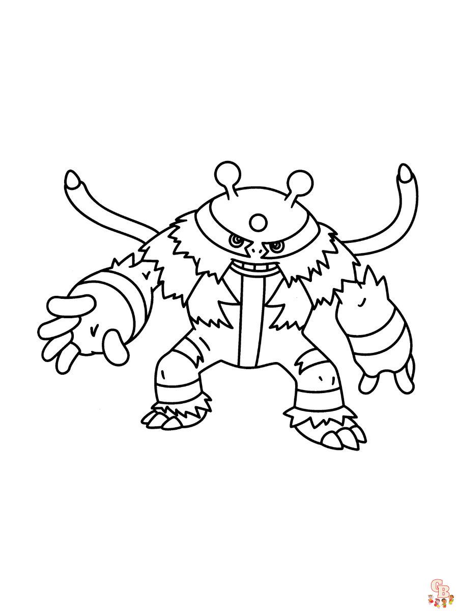 Electivire coloring page