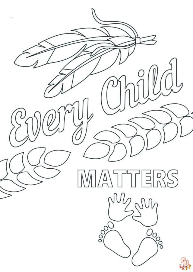 Every Child Matters coloring pages free