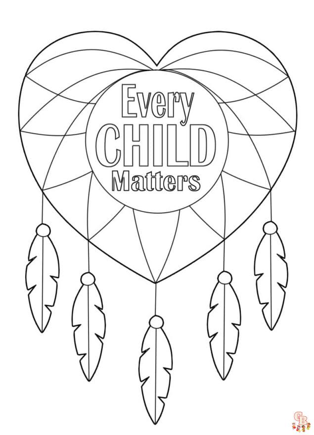 Every Child Matters coloring pages printable free