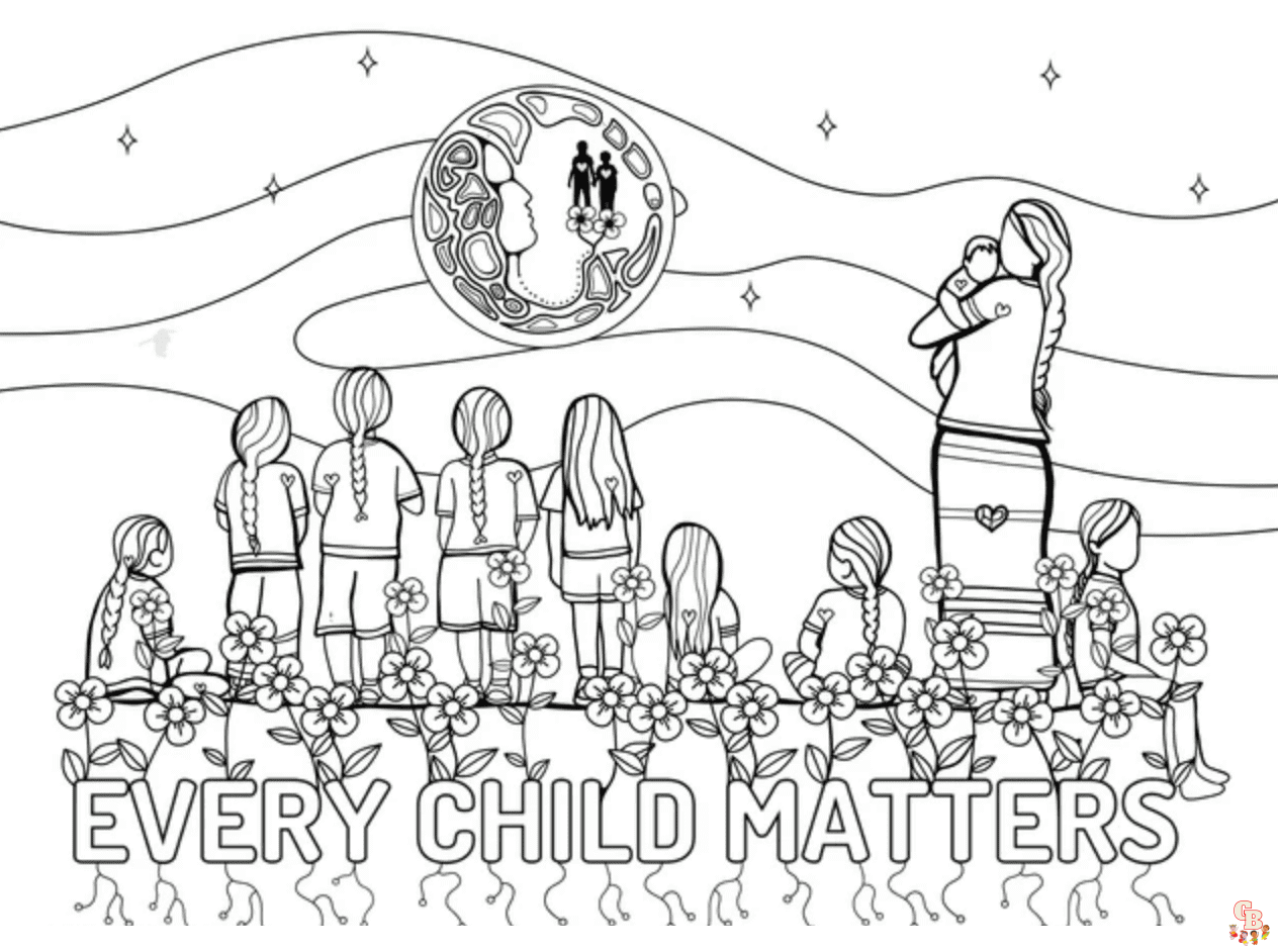 Every Child Matters coloring pages printable