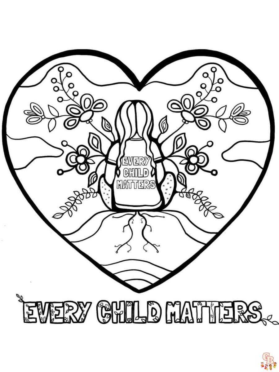 Every Child Matters coloring pages