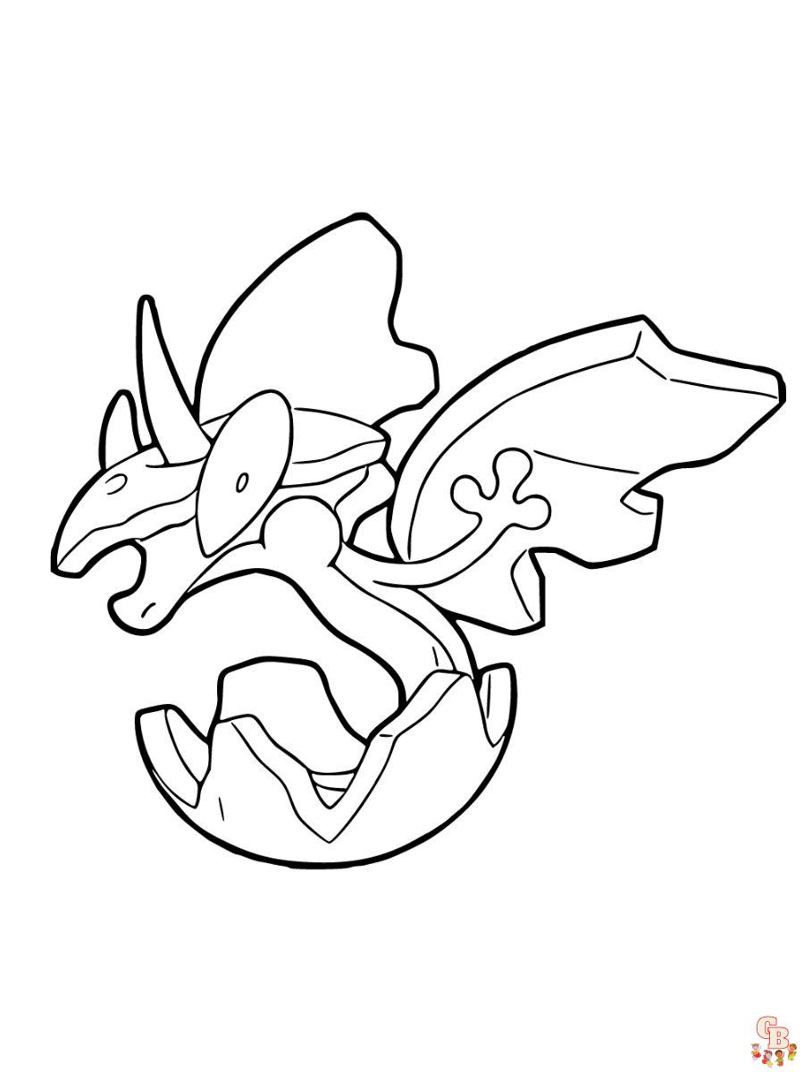 Flapple coloring page