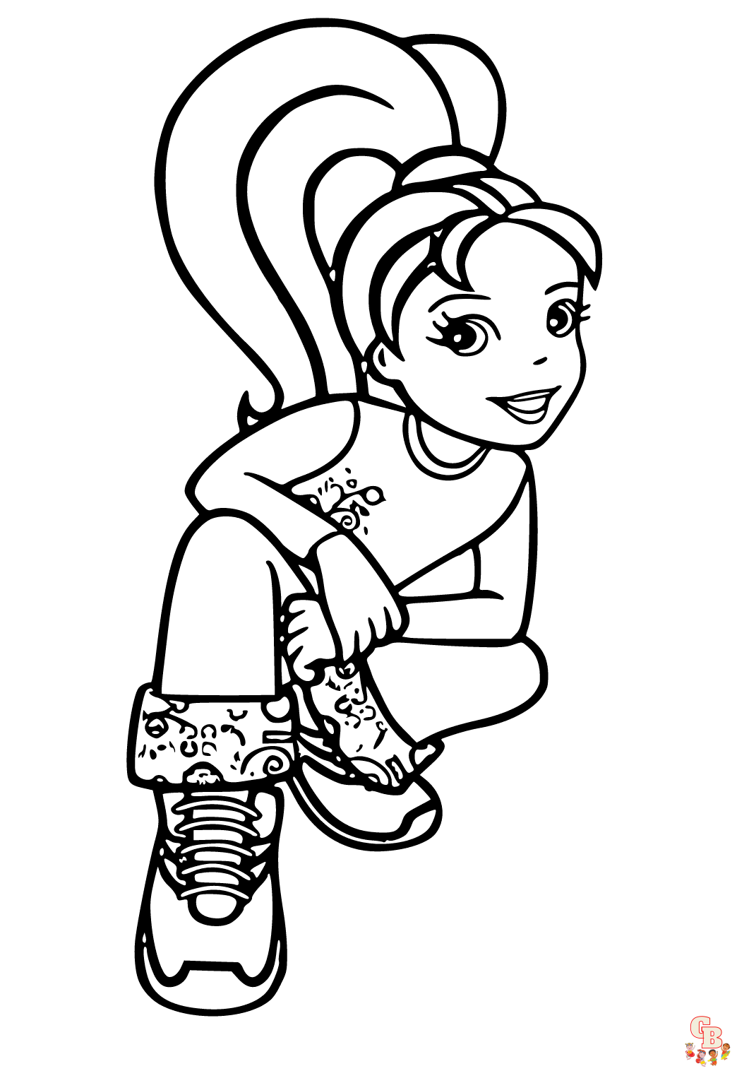 Polly Pocket Coloring Pages