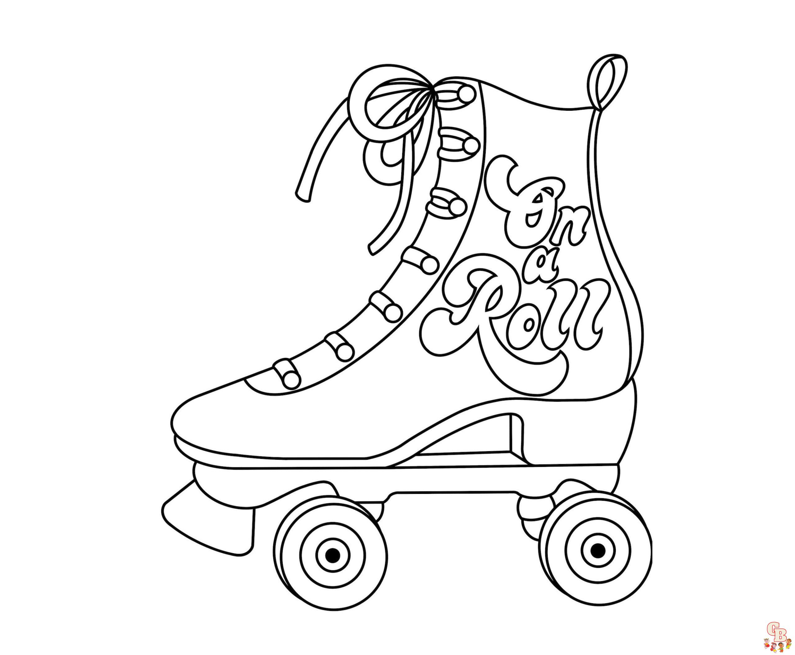 Roller Skate Coloring Pages
