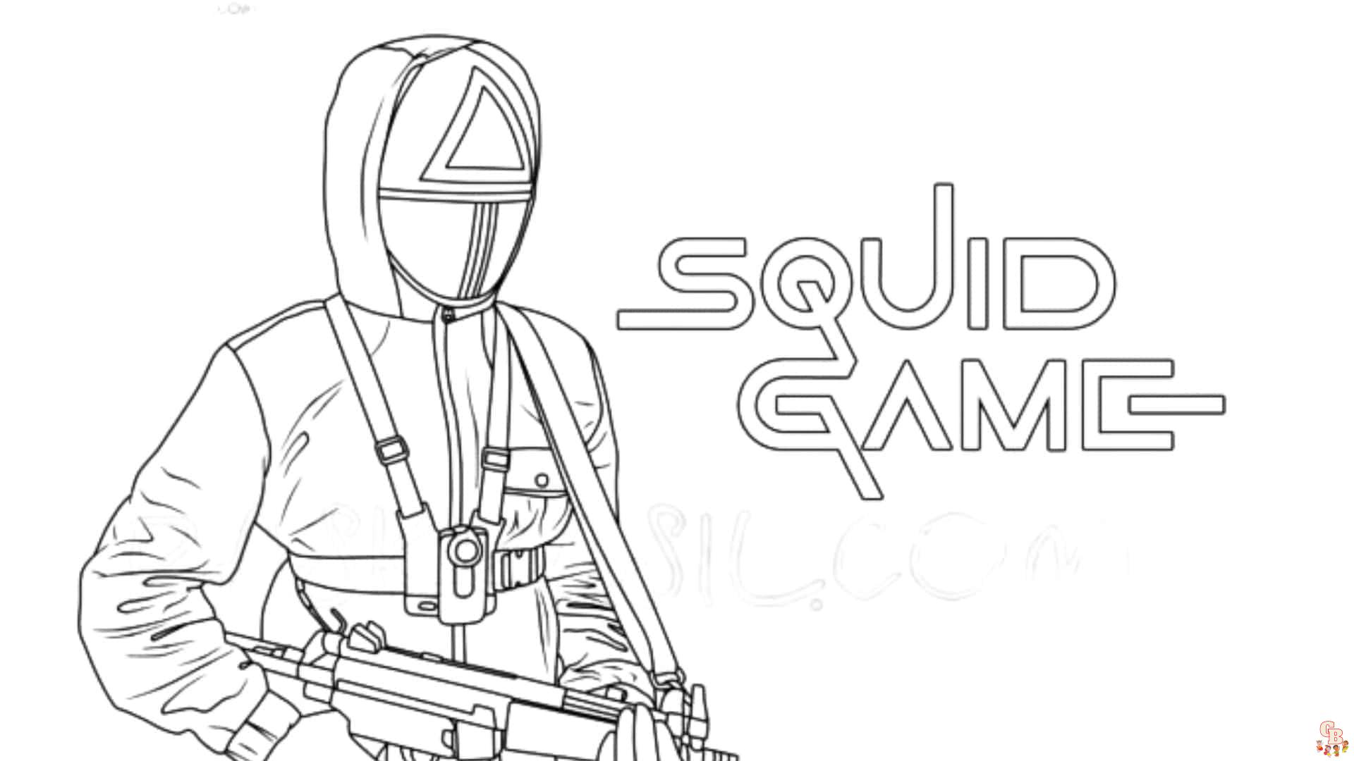 Squid Game Coloring Pages