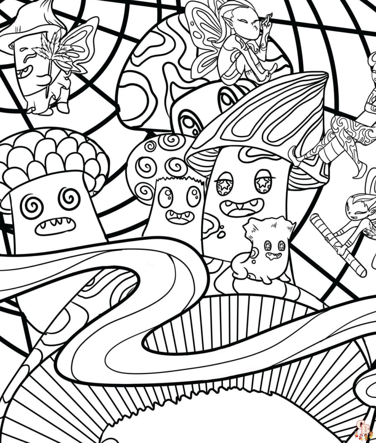 Free Stoner coloring pages for Adults