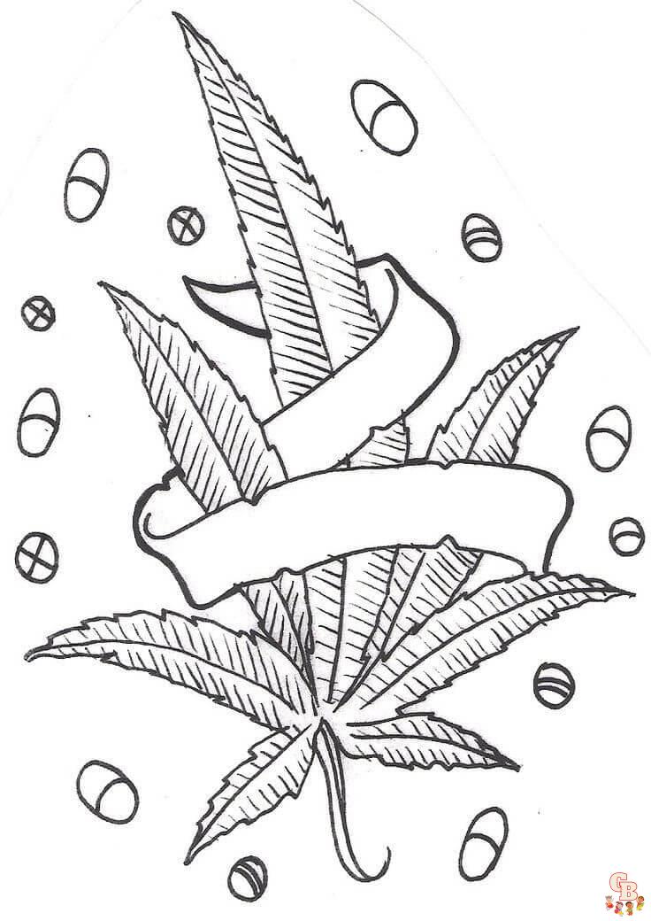 Marijuana Coloring Pages