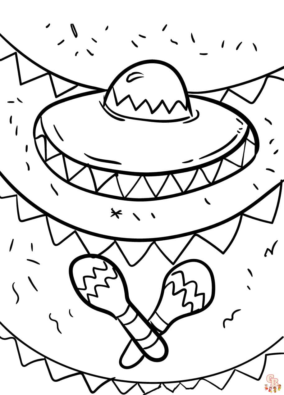 Mexican Independence Day Coloring Pages