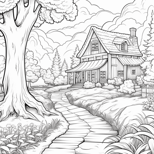 10 Stunning Disney Landscape Coloring Pages for All Ages