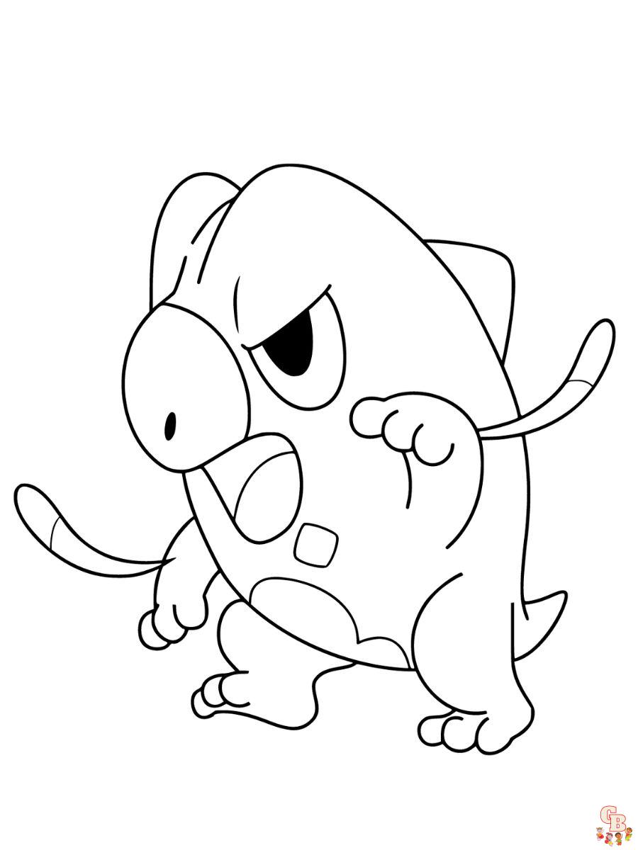 Frigibax coloring page