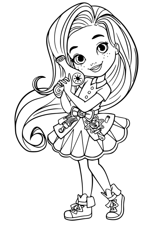 Printable Girly Coloring Pages Free For Kids And Adults