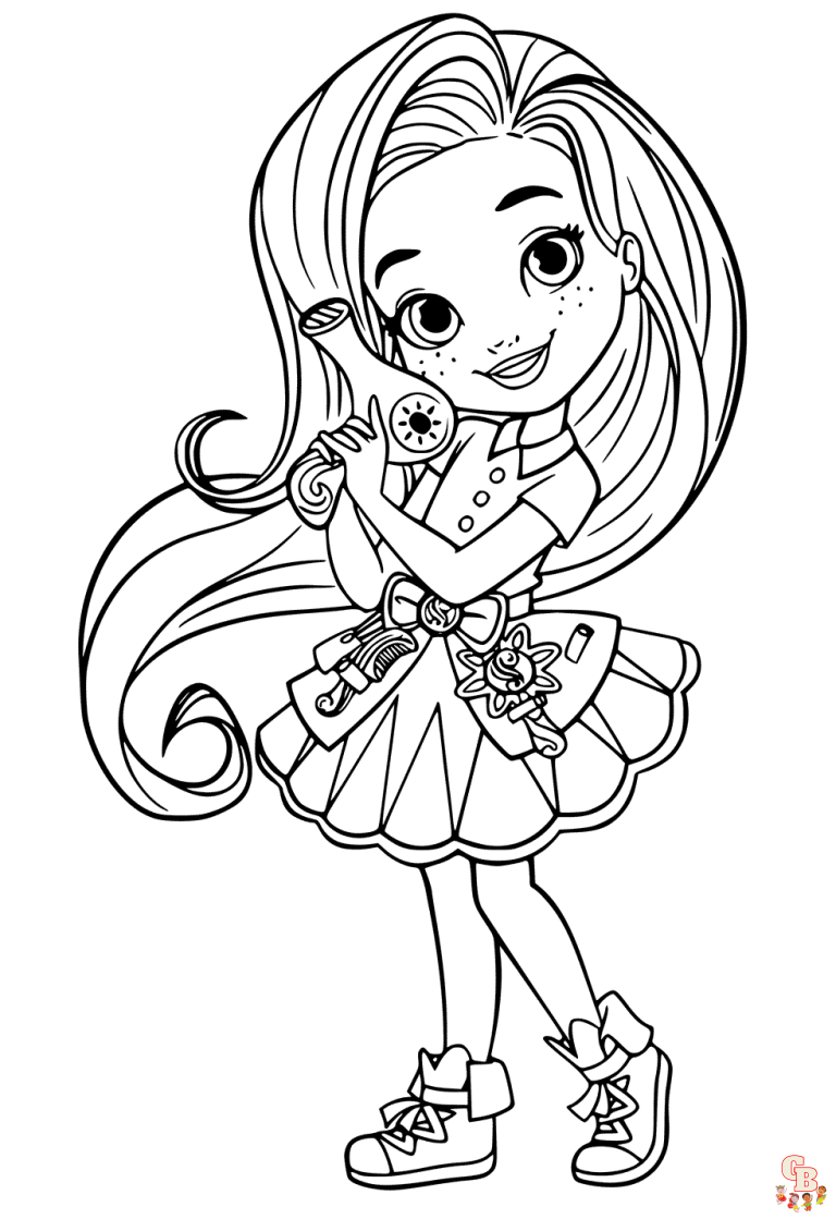 Printable Girly Coloring Pages Free For Kids And Adults