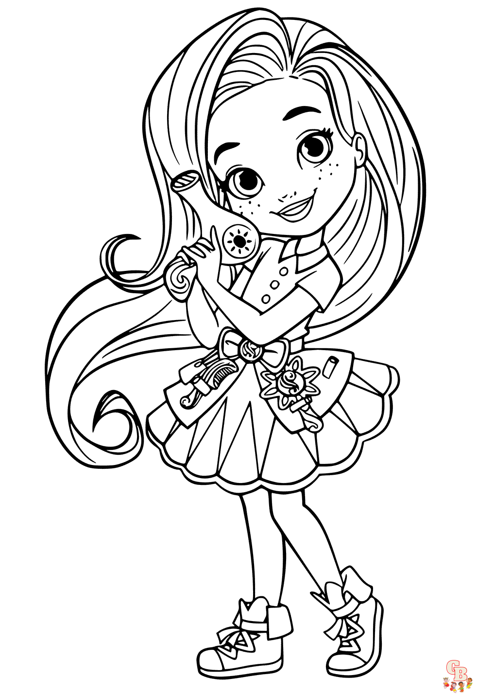 Girly coloring pages printable