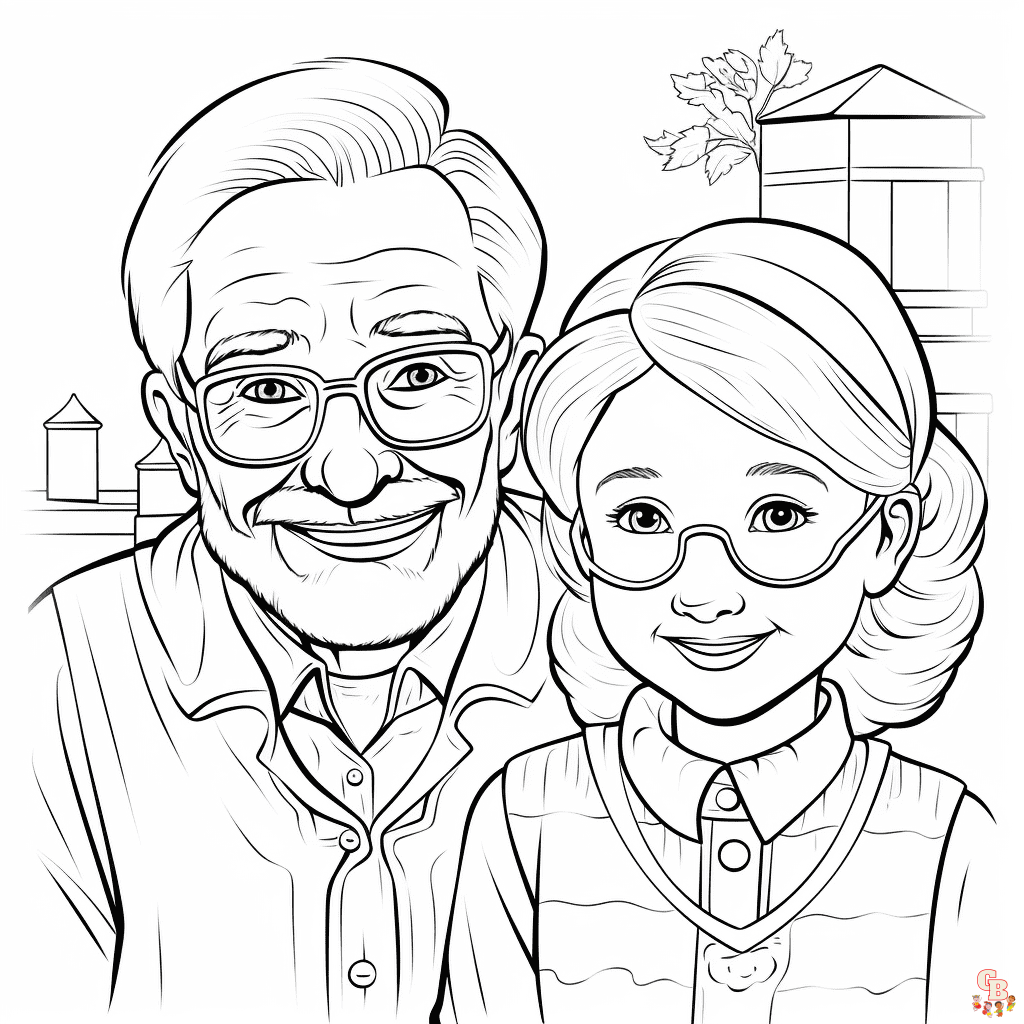 Grandparents Day Coloring Pages