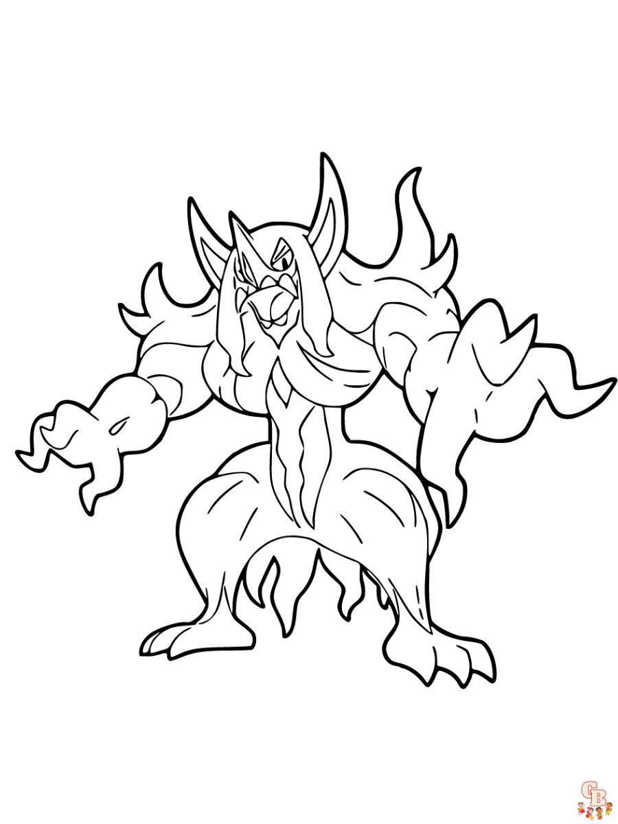 Grimmsnarl coloring page
