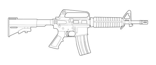 Printable Guns Coloring Pages Free For Kids And Adults