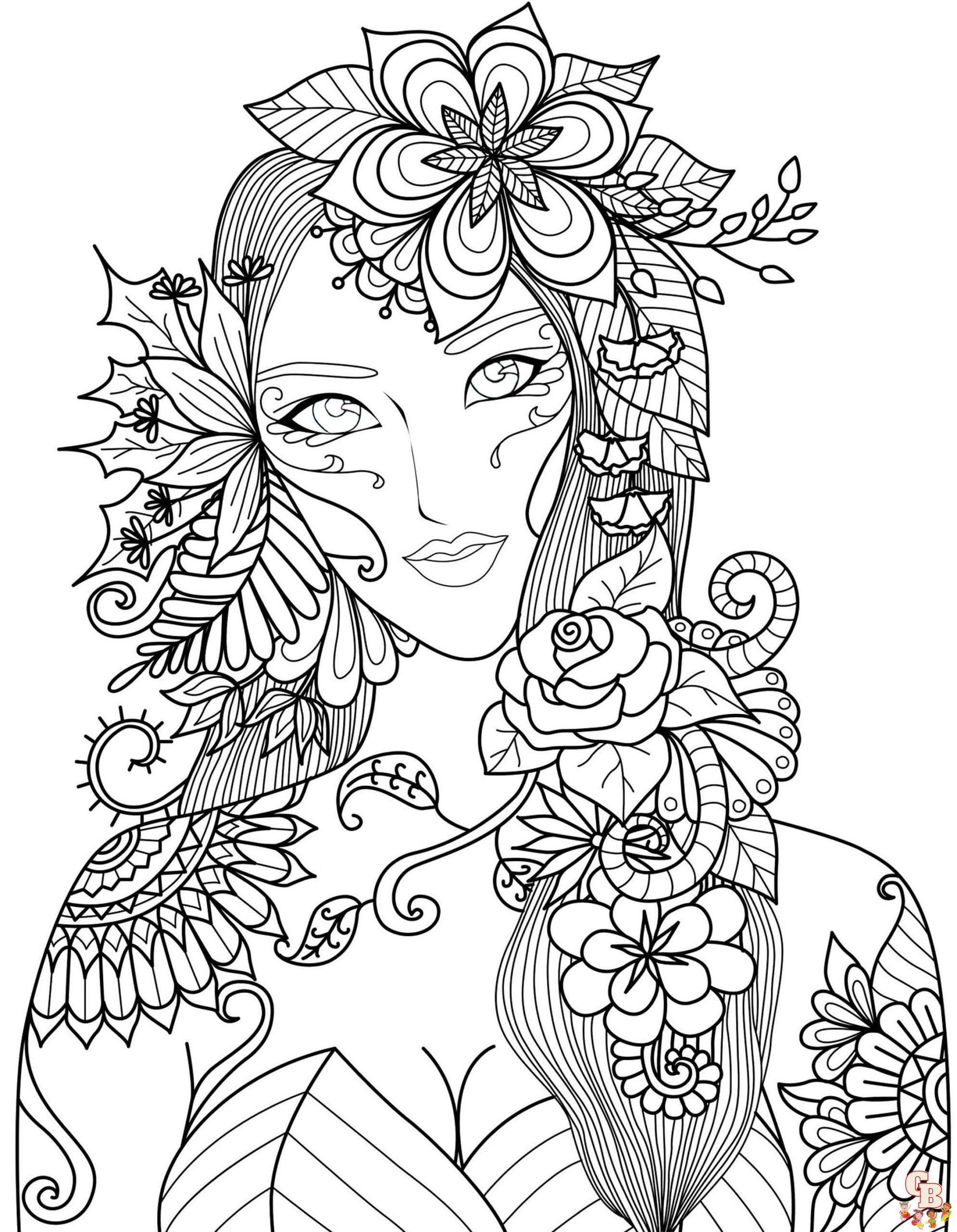 Printable Hard Coloring Pages Free For