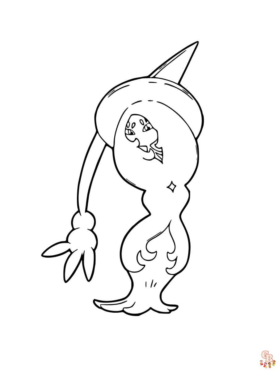 Hatterene coloring page