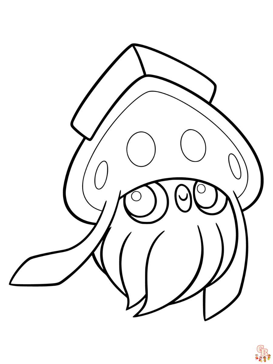 Inkay coloring page