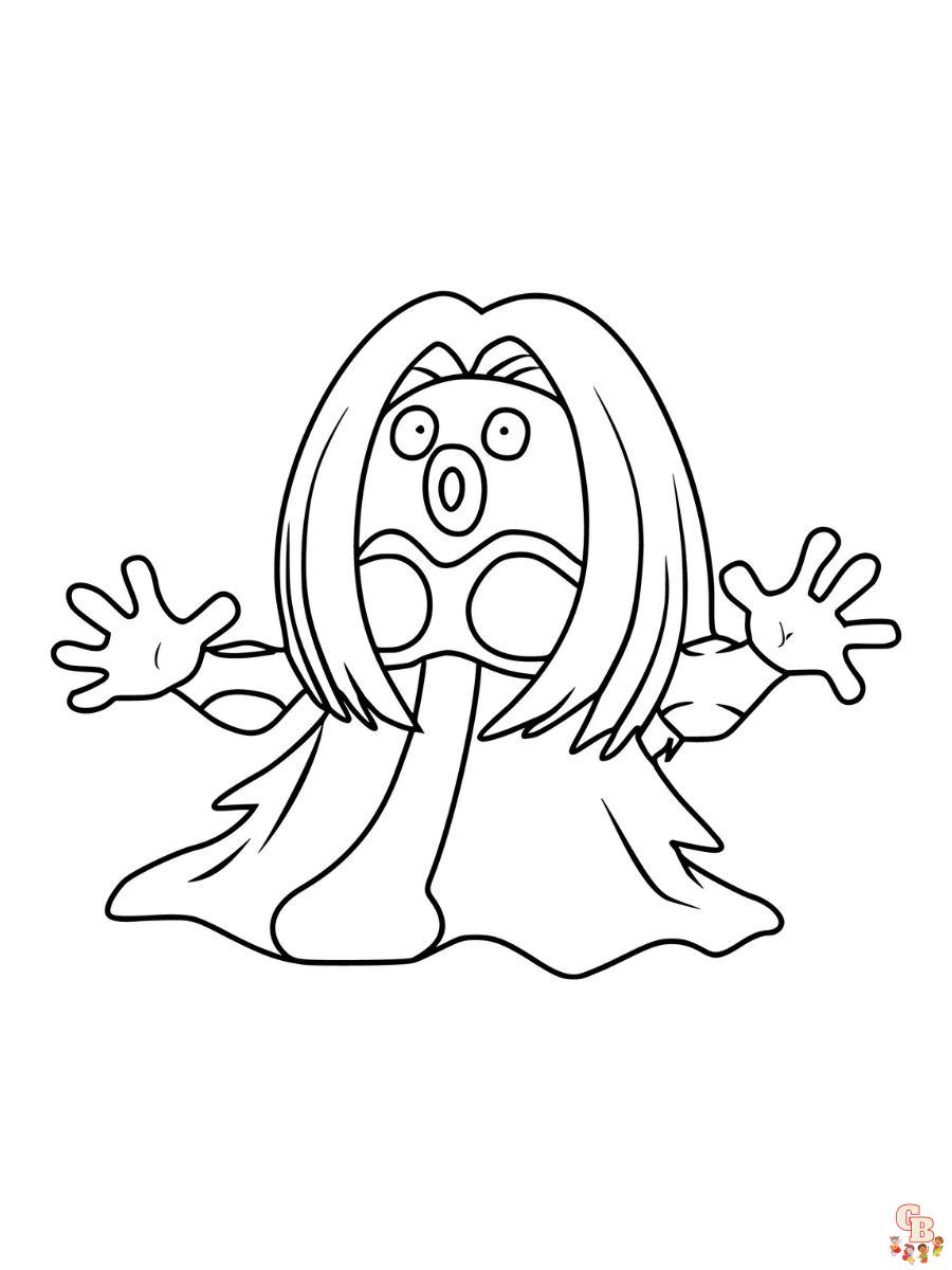 Jynx coloring pages