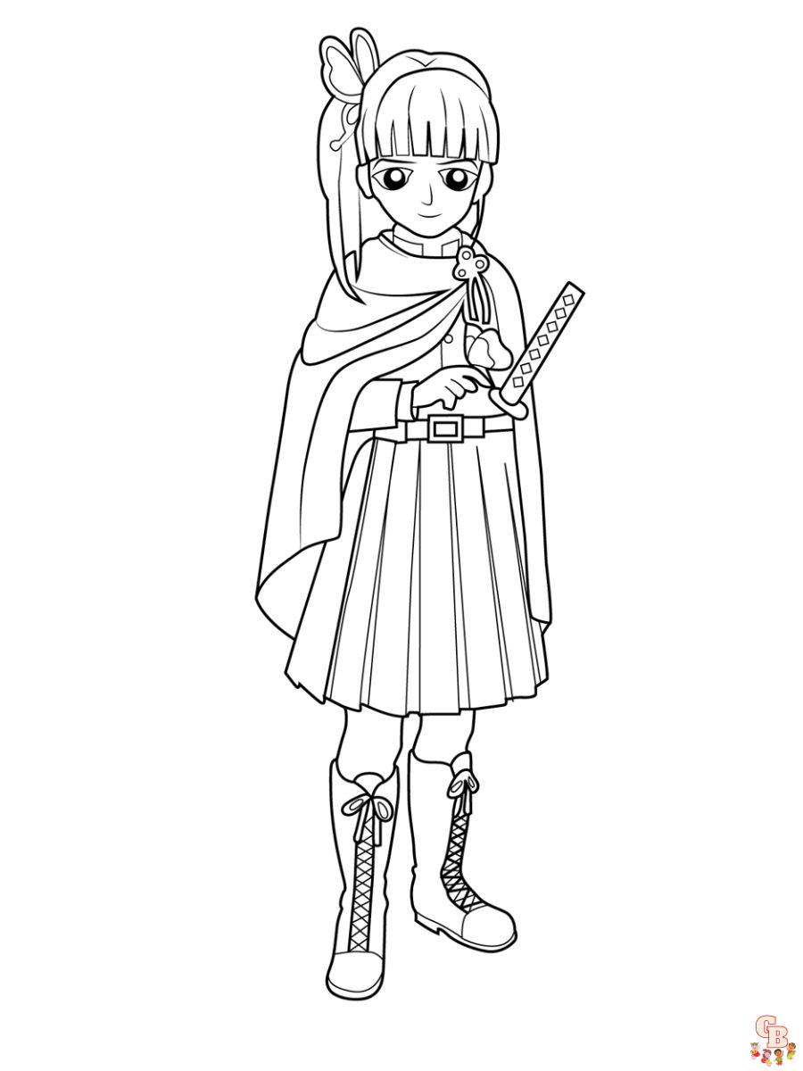 Kanao Coloring Page