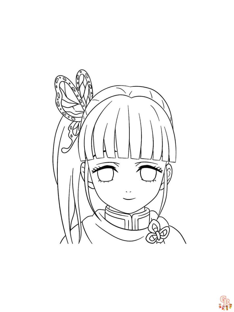Kanao Coloring Pages face