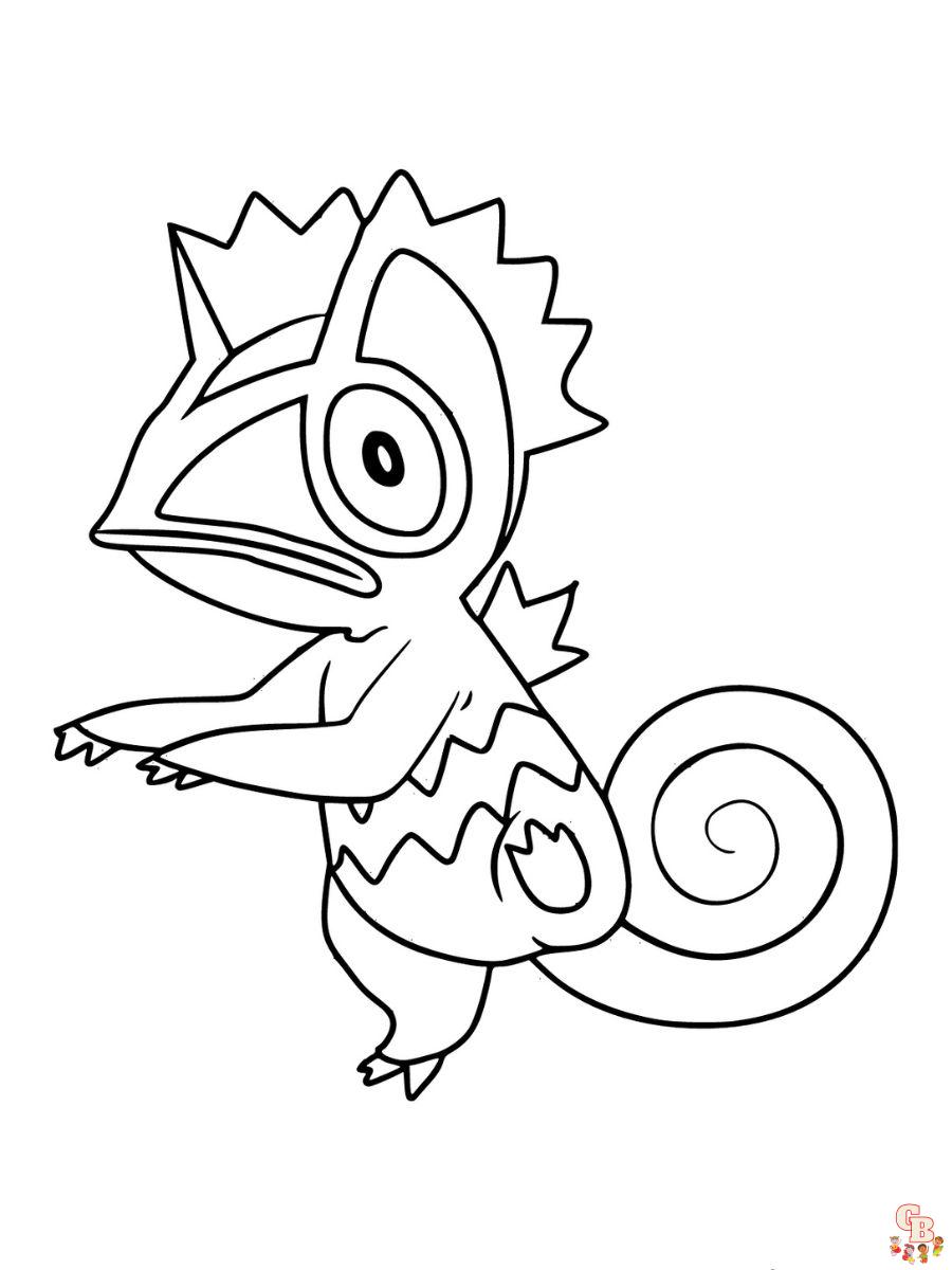 Kecleon coloring pages
