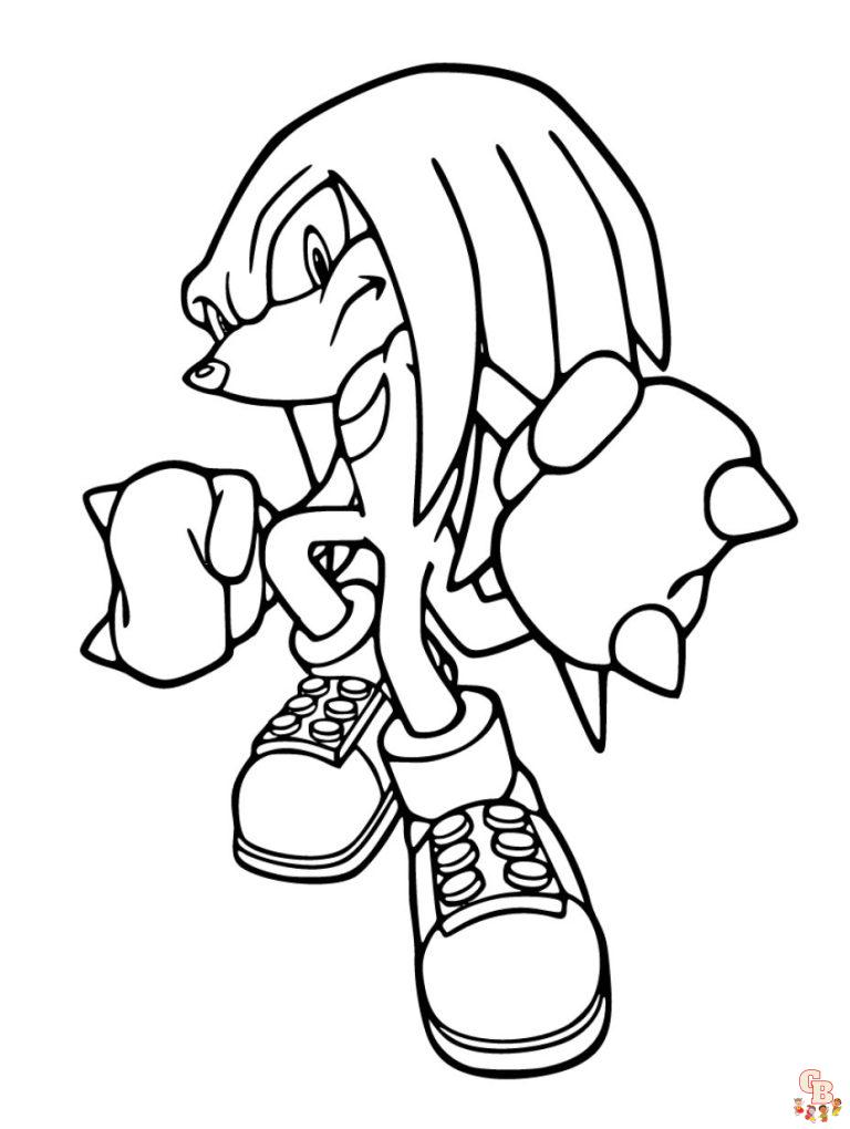 100+ Sonic the Hedgehog Coloring Pages Free - GBColoring