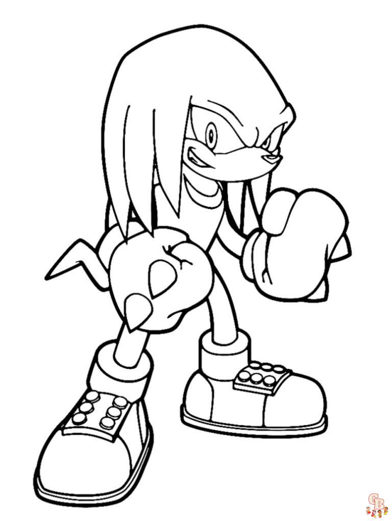 100+ Sonic the Hedgehog Coloring Pages Free - GBColoring